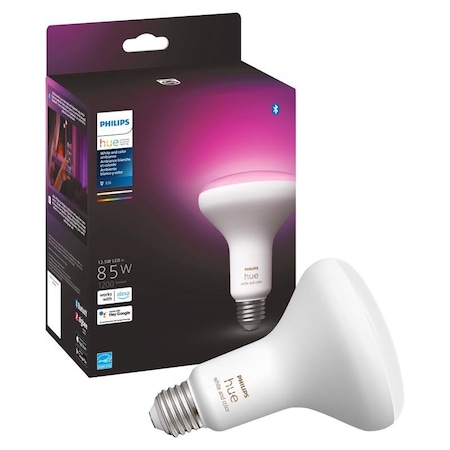 Philips Philips HUE BR30 E26 (Medium) Smart-Enabled LED Bulb White 85 Watt Equivalence 1 pk 577956